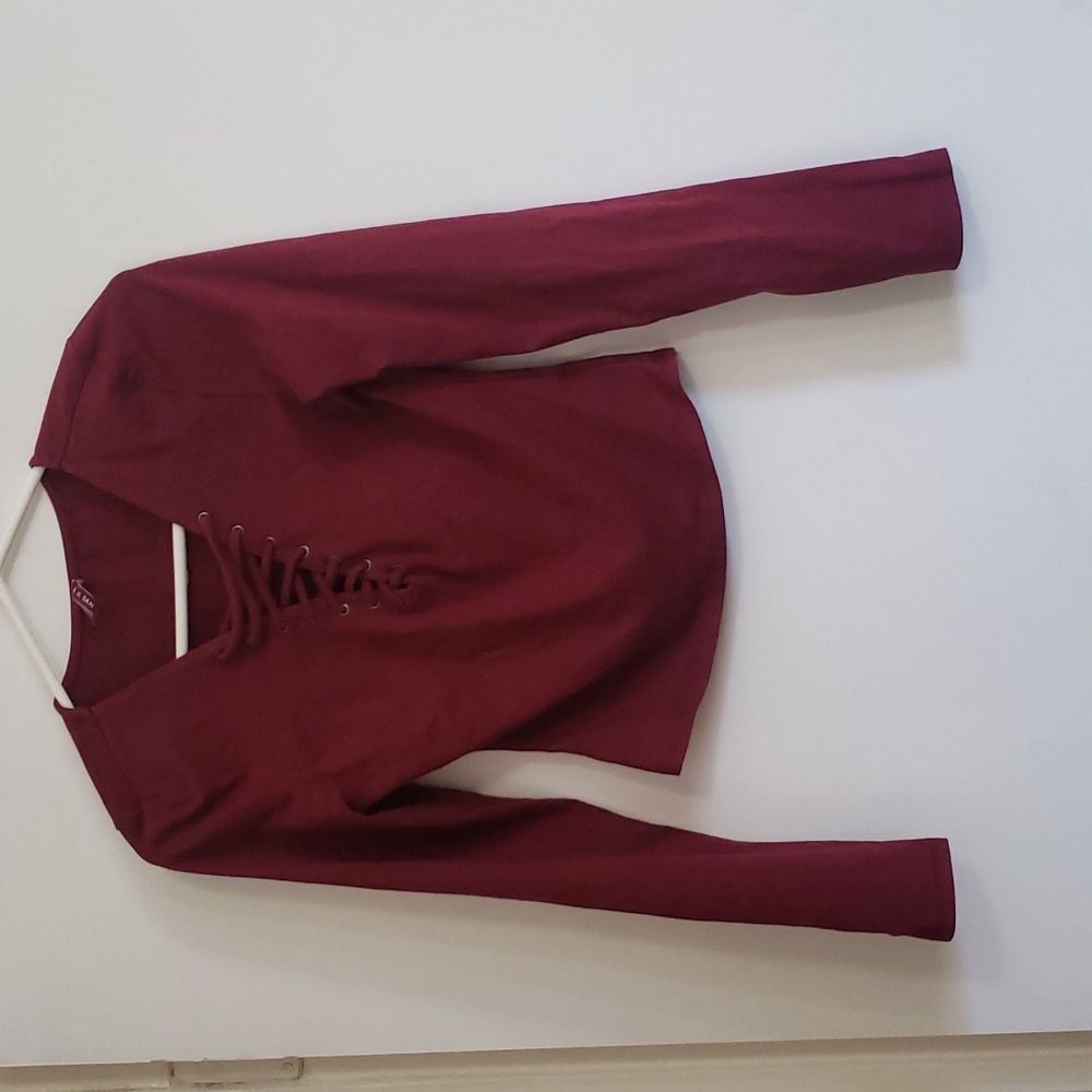 Emma & sam red long-sleeved S